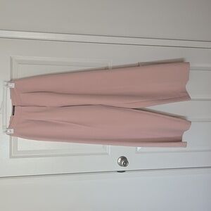 Missguided Peace + Love PINK Wide Leg Crepe Pants